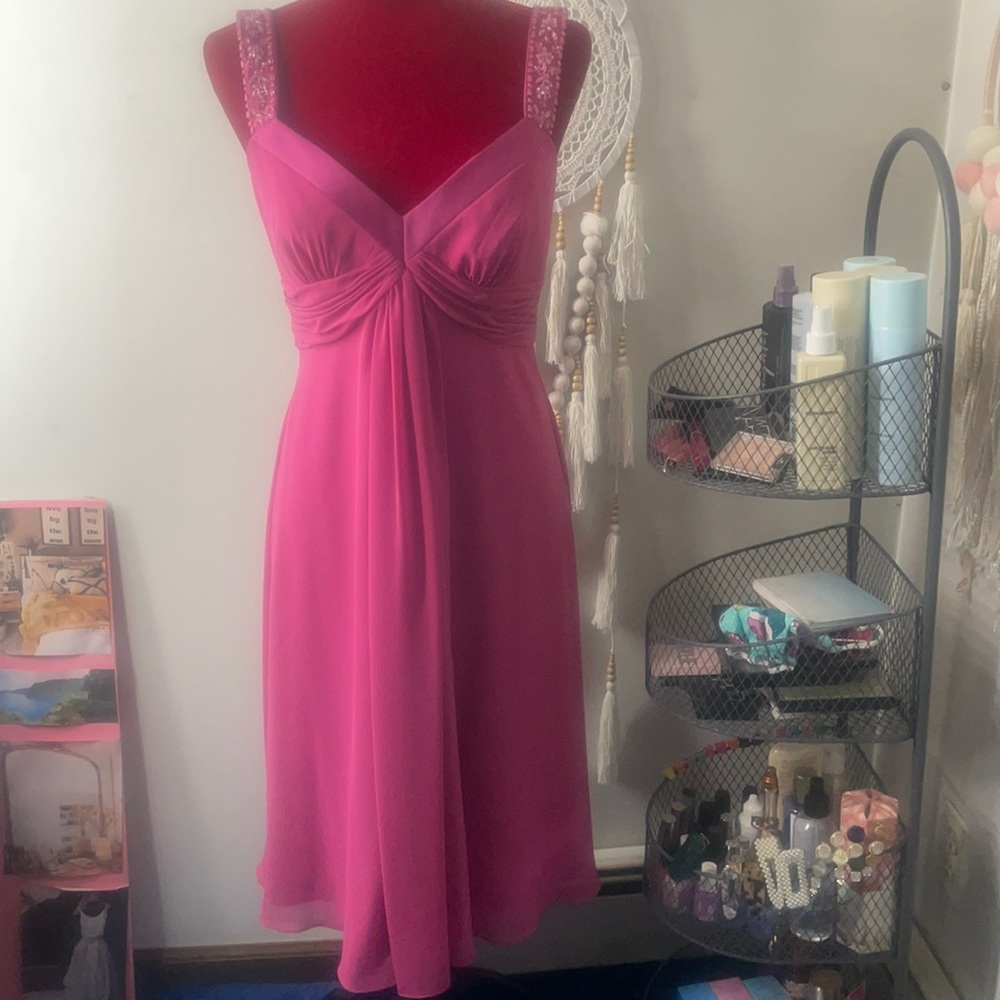 Pink David’s Bridal Dress- NWT- 2 available in S6